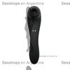 Smoooch Black - Succionador de clitoris con carga USB